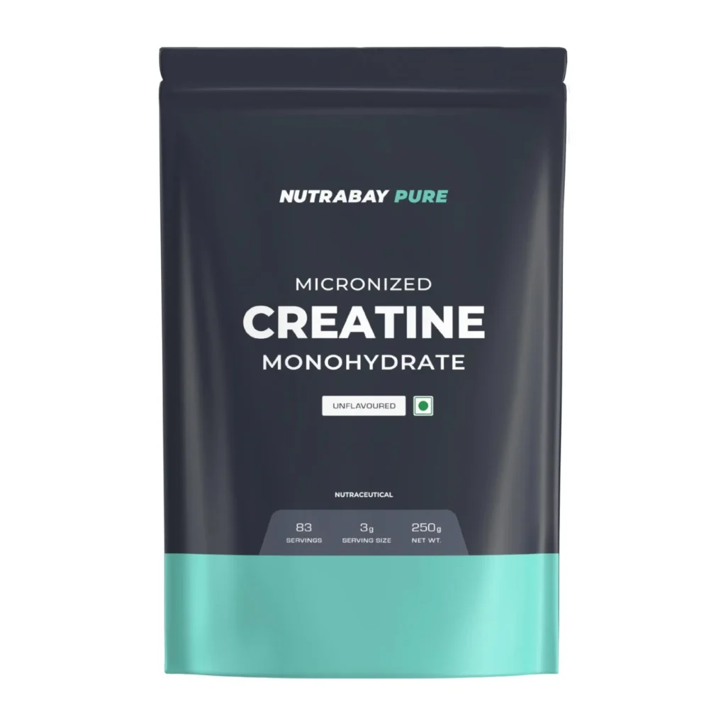 Nutrabay Pure Micronised Creatine Monohydrate Powder- Top 5 Creatine Supplements- Healthi Vibes