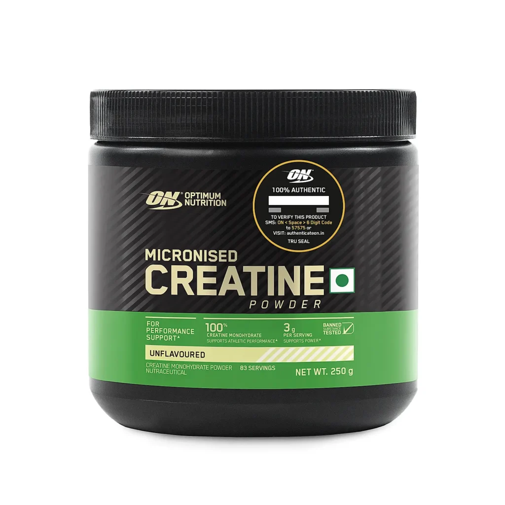 Optimum Nutrition Micronised Creatine Powder- Top 5 Creatine Supplements- Healthi Vibes